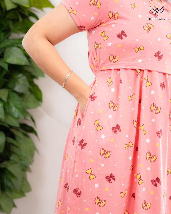 Harita Soft Cotton Full Length Maternity Loungewear