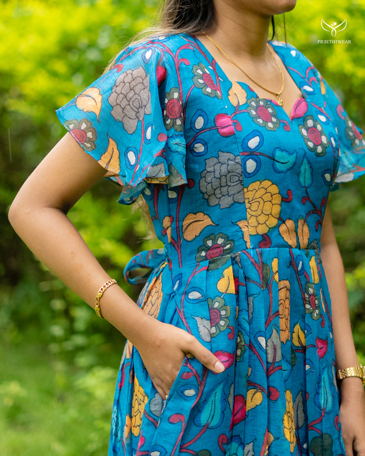 Akansha Kalamkari  Maternity Dress