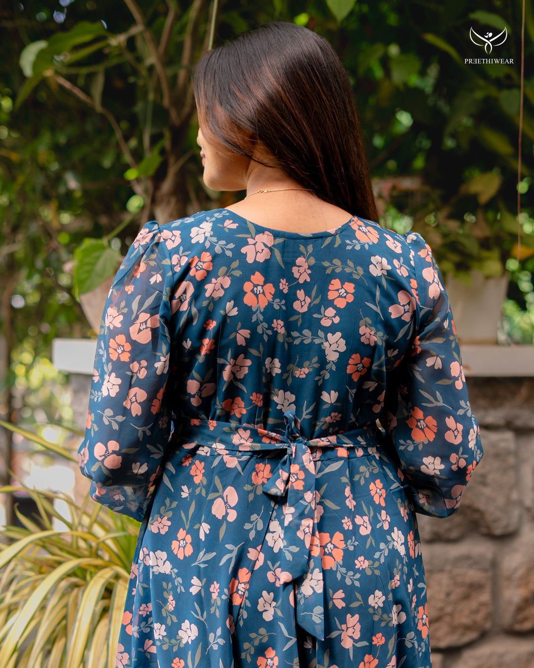 Neetha1 Maternity Dress with center Zip