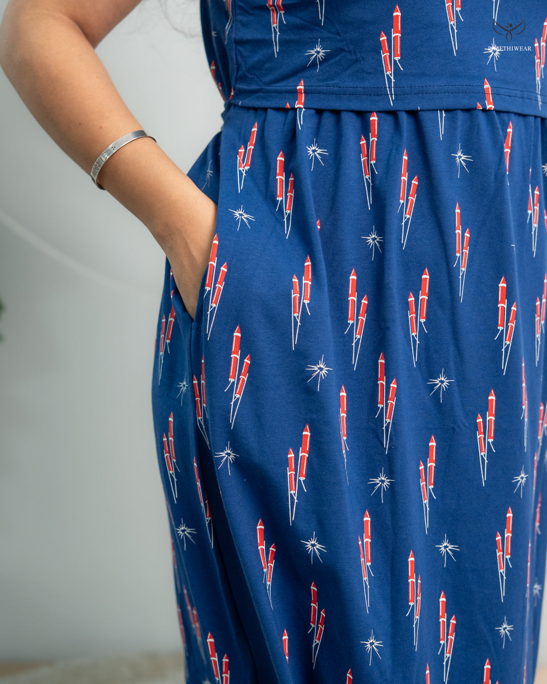 Elina SoftCotton Full Length Maternity Loungewear