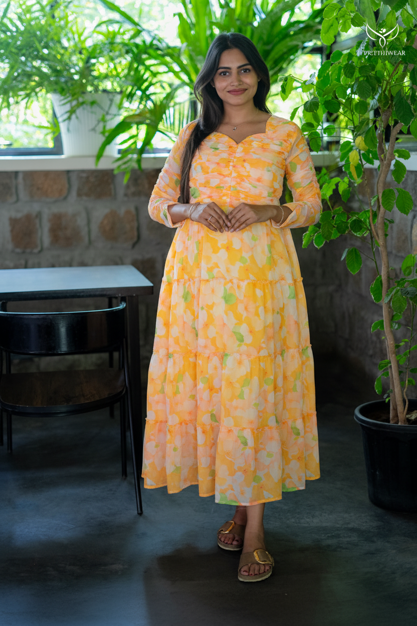 Pragathi Maternity Dress with center Zip