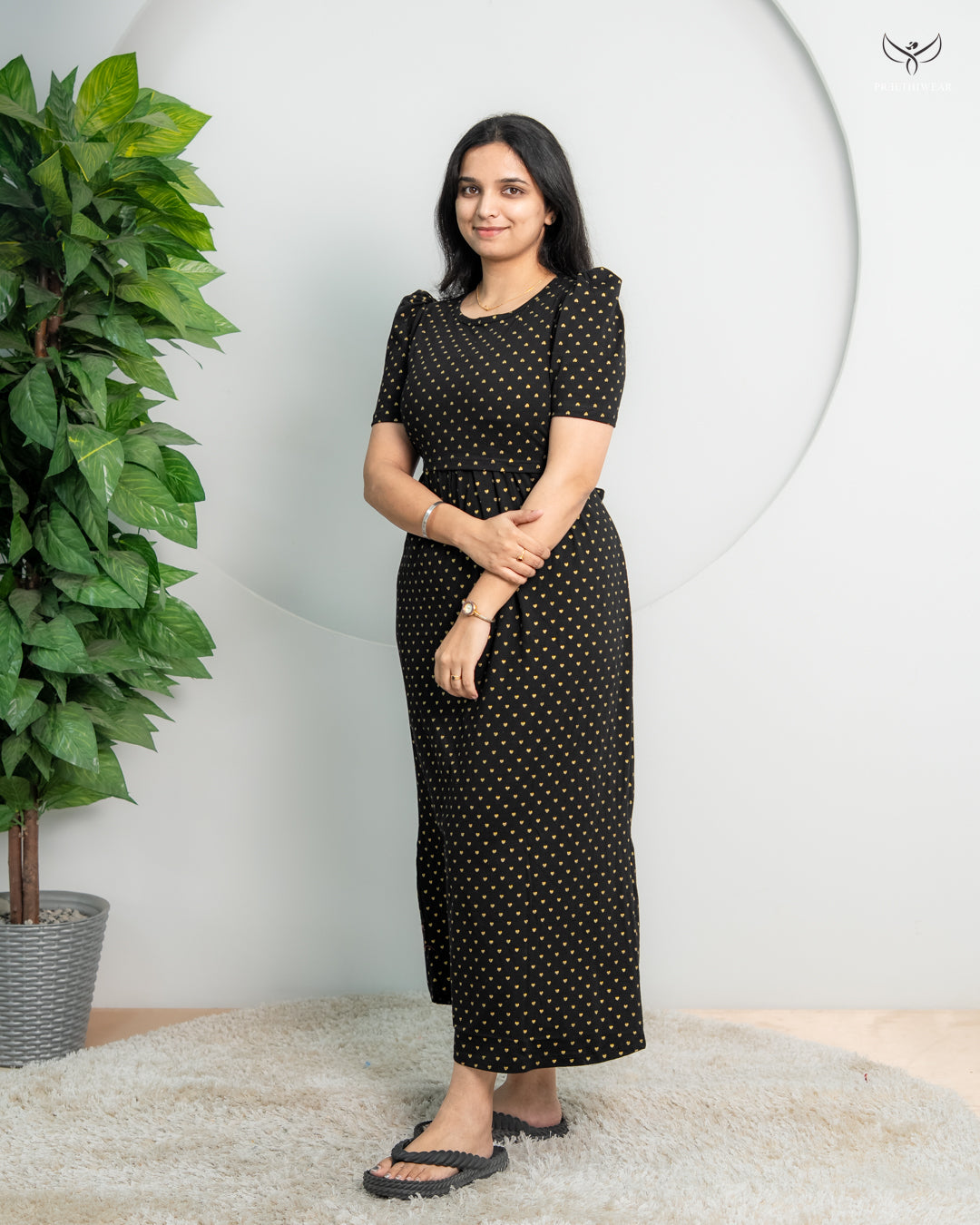 Manali4 SoftCotton Full Length Maternity Loungewear