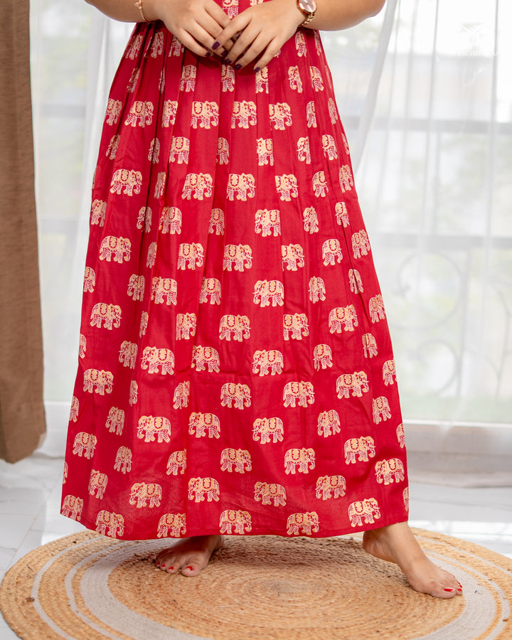 Amber Maternity Dress with center Zip