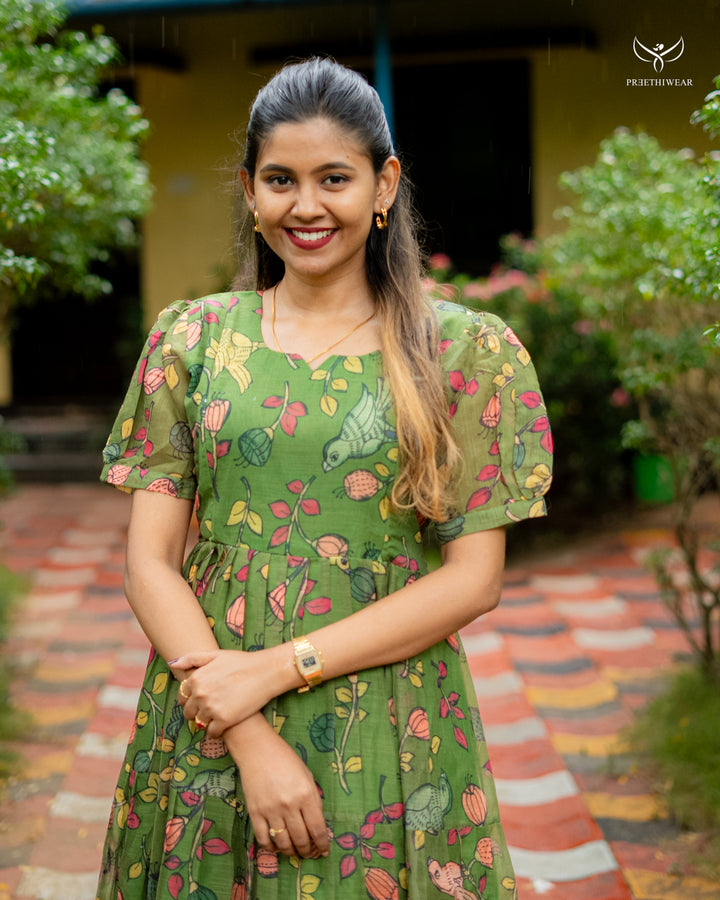 Smita4 Kalamkari  Maternity Dress