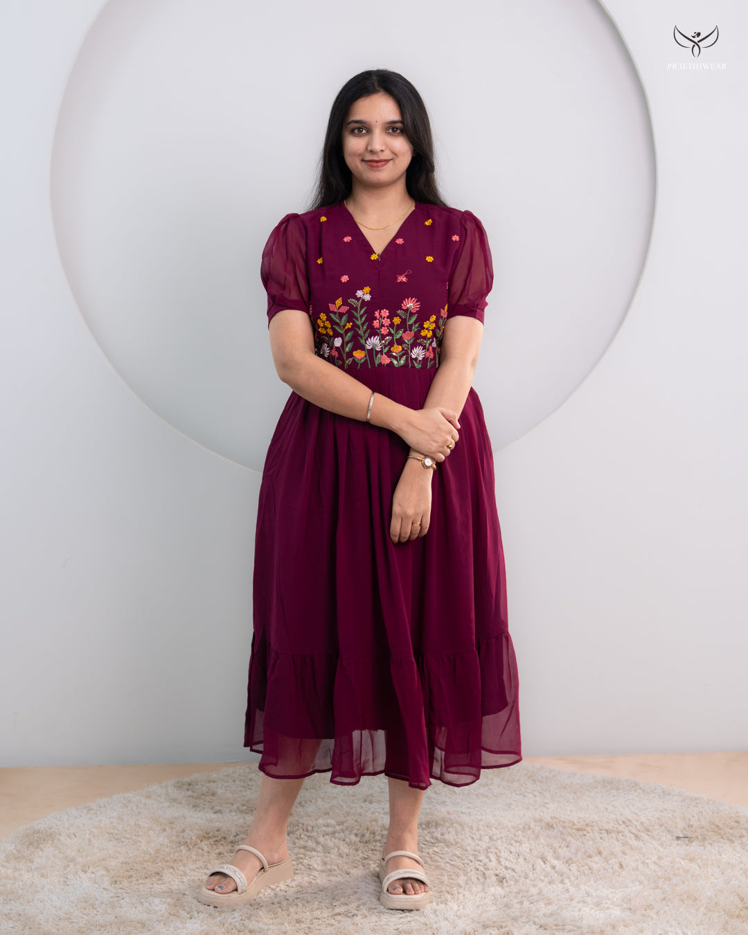 Jessy1  Maternity Dress with center Zip