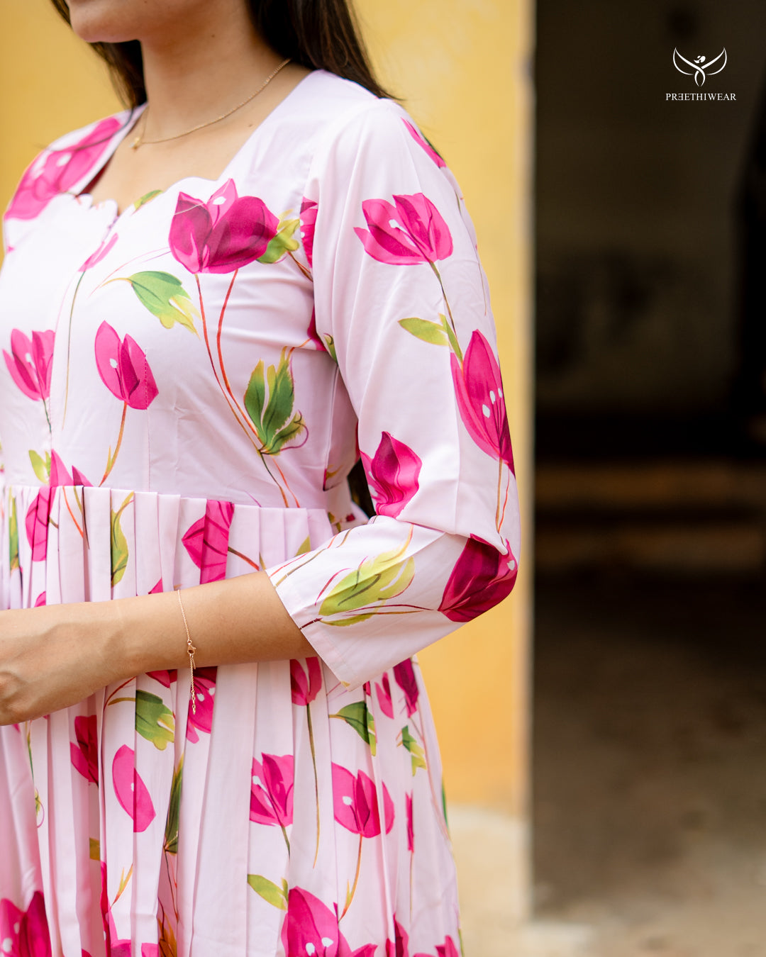 Haranya  Maternity Dress with center Zip