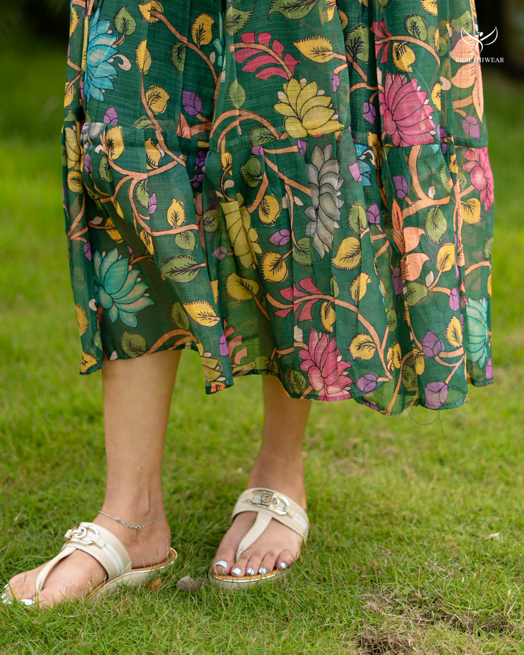 Roshni1 Kalamkari Maternity Dress