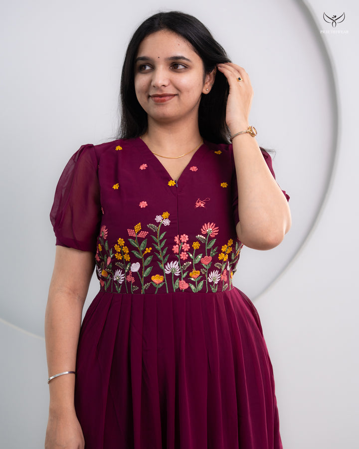 Jessy1  Maternity Dress with center Zip