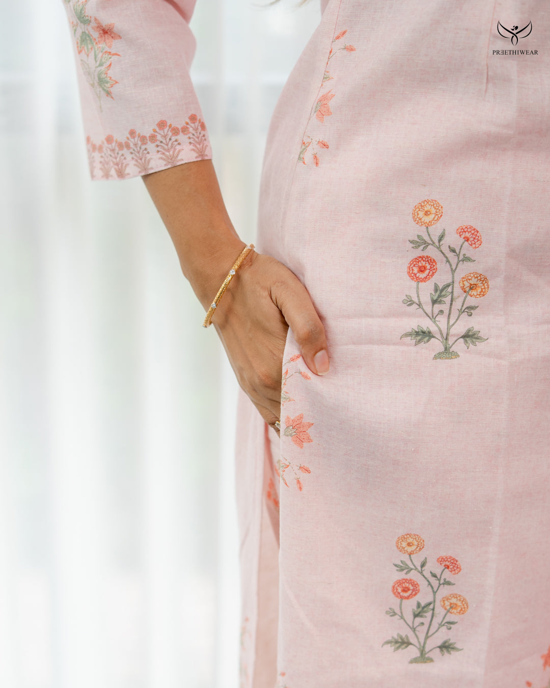 Poojitha1 Maternity Dress