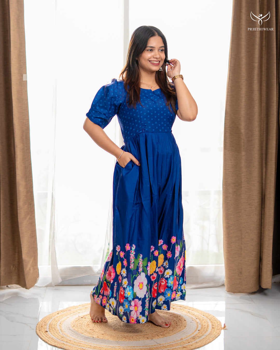 Bhavani2 Maternity Dress