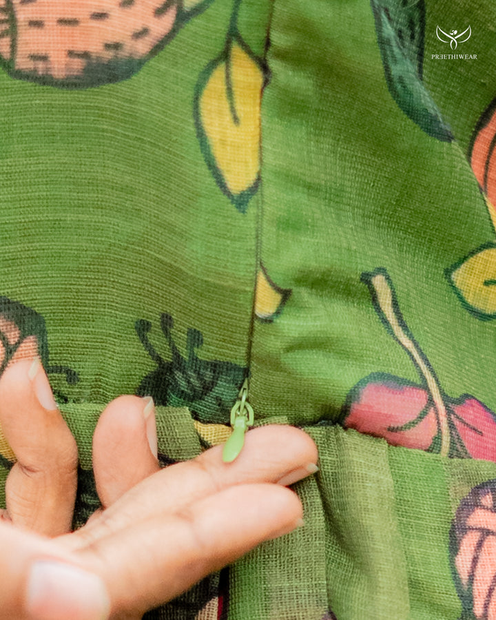 Smita4 Kalamkari  Maternity Dress