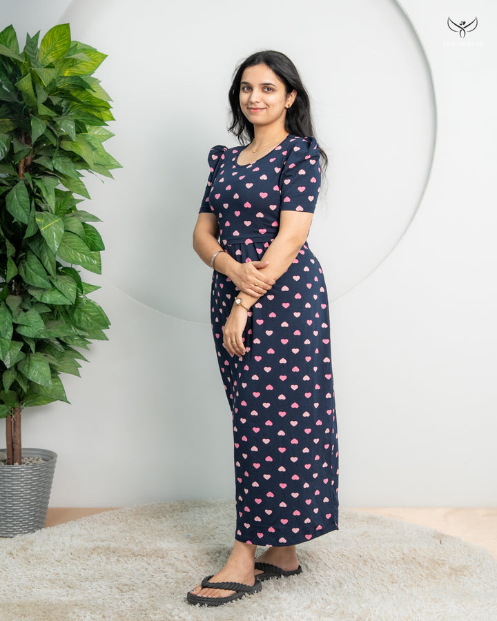 Kiruthika6  SoftCotton Full Length Maternity Loungewear