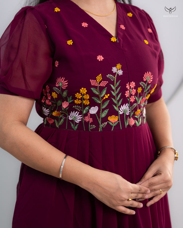 Jessy1  Maternity Dress with center Zip