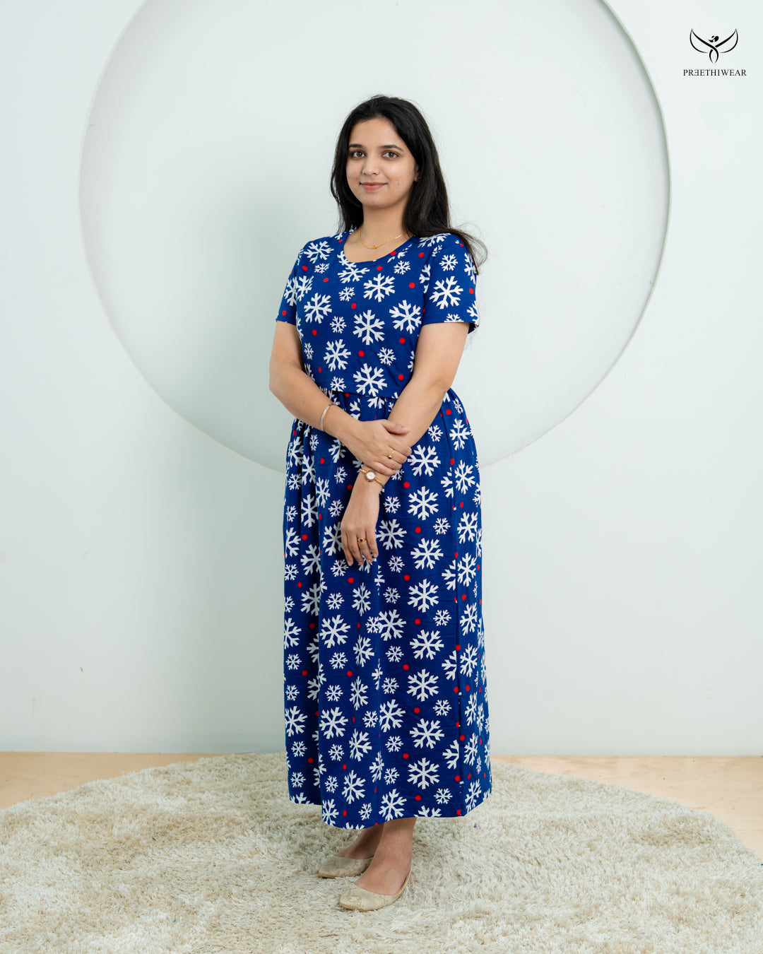 Trupti SoftCotton Full Length Maternity Loungewear