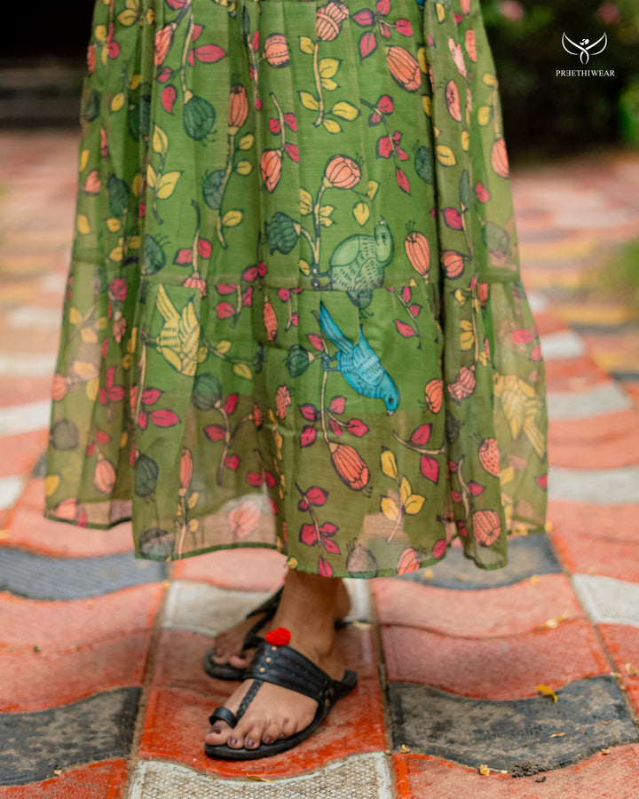 Smita4 Kalamkari  Maternity Dress