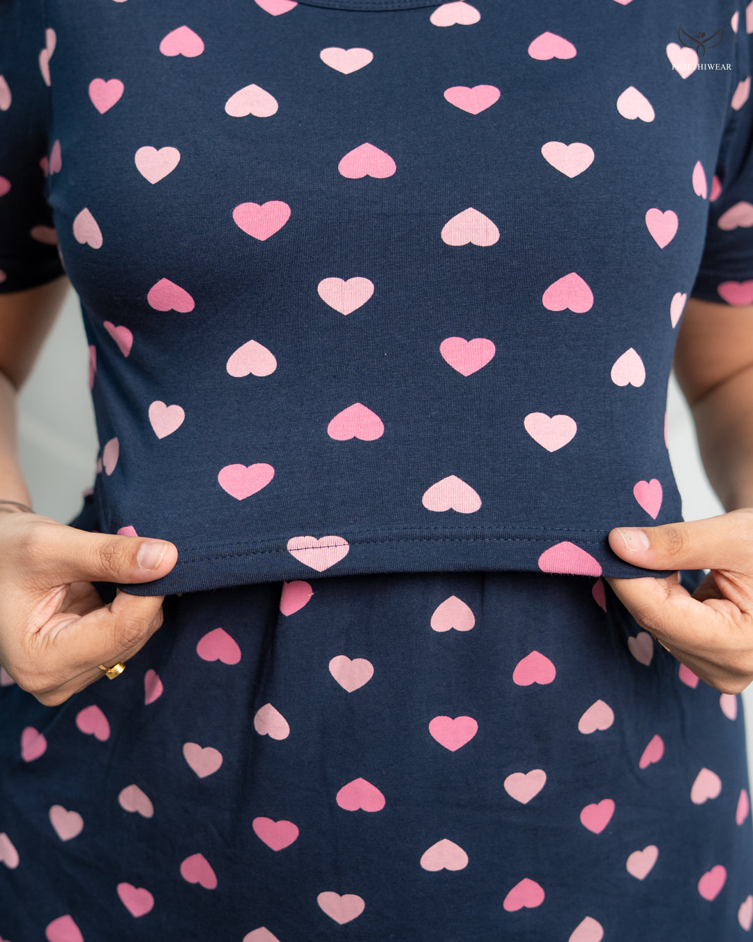 Kiruthika6  SoftCotton Full Length Maternity Loungewear