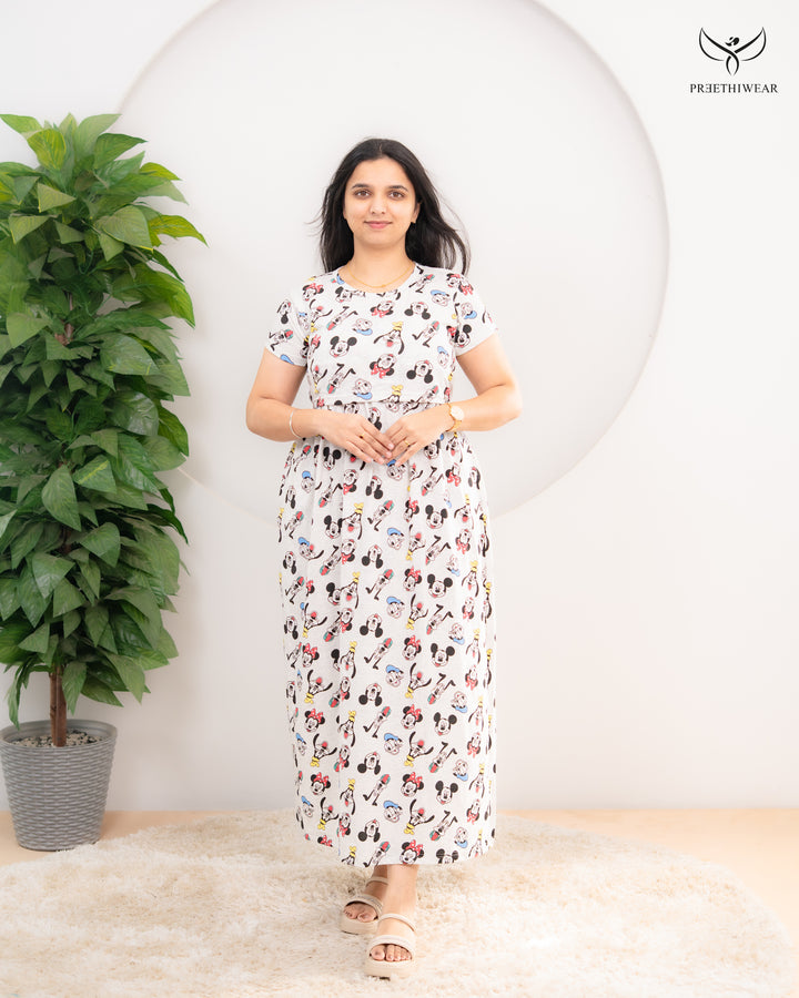 Rikita Soft Cotton Full Length Maternity Loungewear