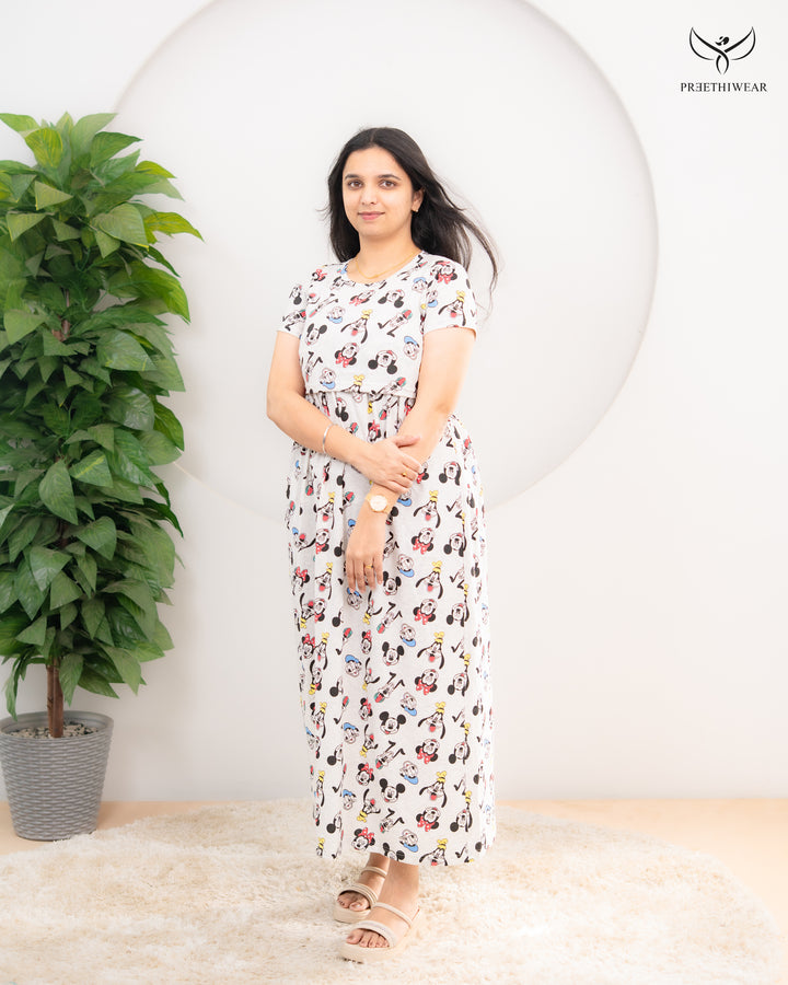 Rikita Soft Cotton Full Length Maternity Loungewear