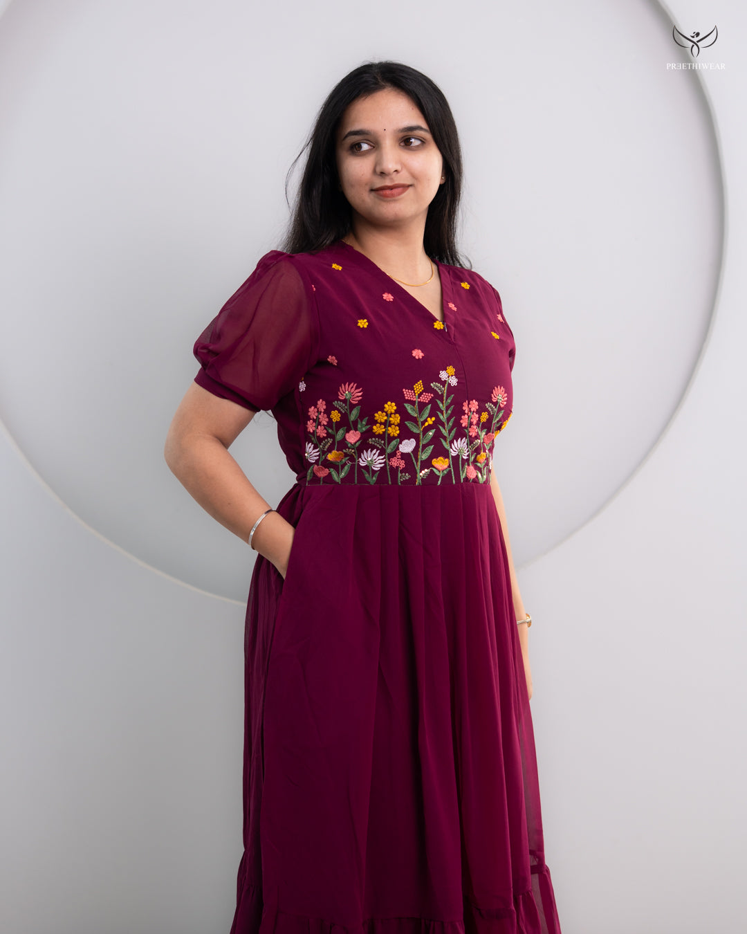 Jessy1  Maternity Dress with center Zip