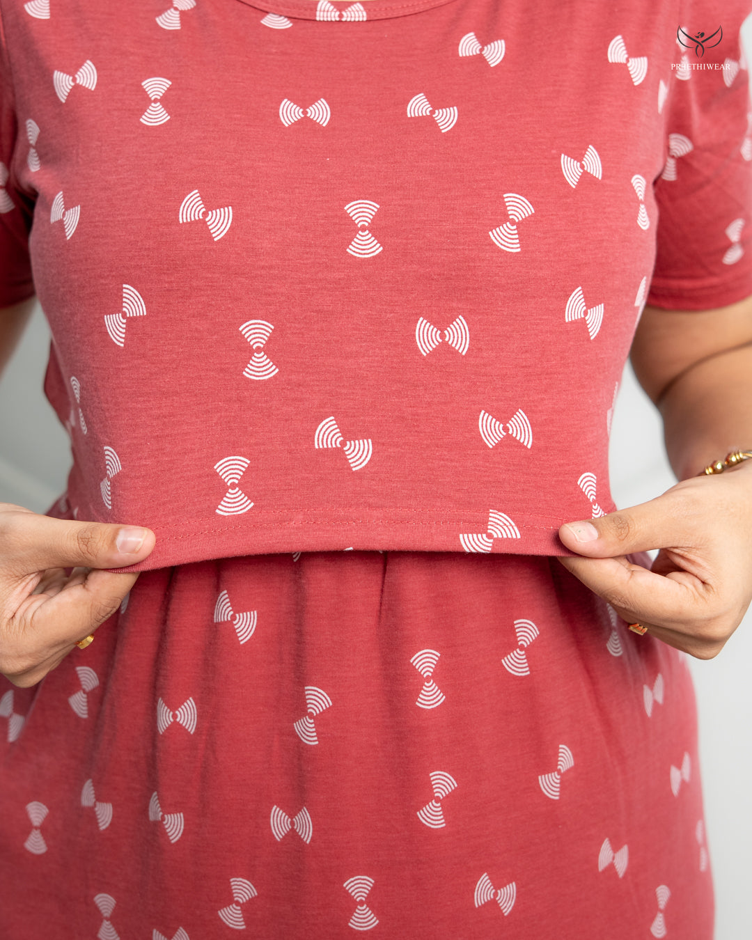 Bharathi7  SoftCotton Full Length Maternity Loungewear