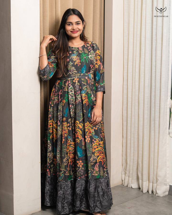 Sreema  Maternity Dress with center Zip