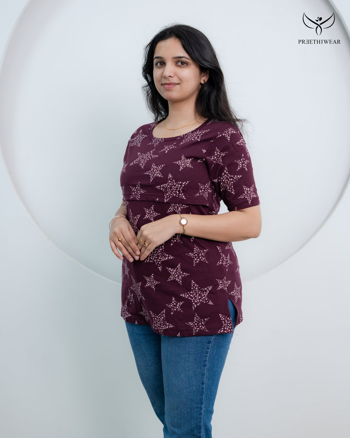 Malini1  SoftCotton Feeding T-shirt