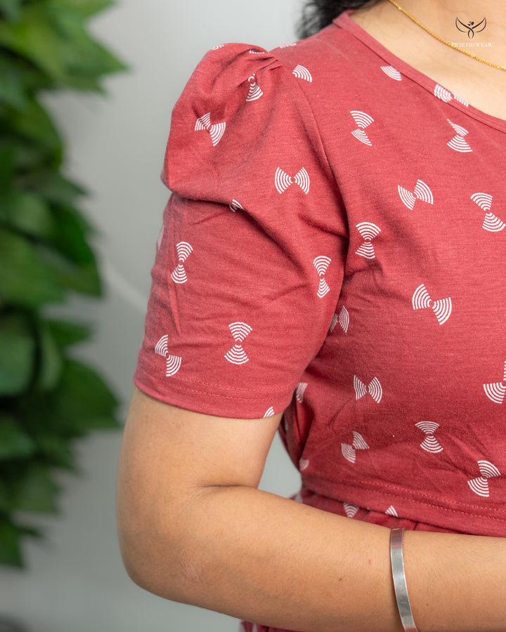 Bharathi7  SoftCotton Full Length Maternity Loungewear