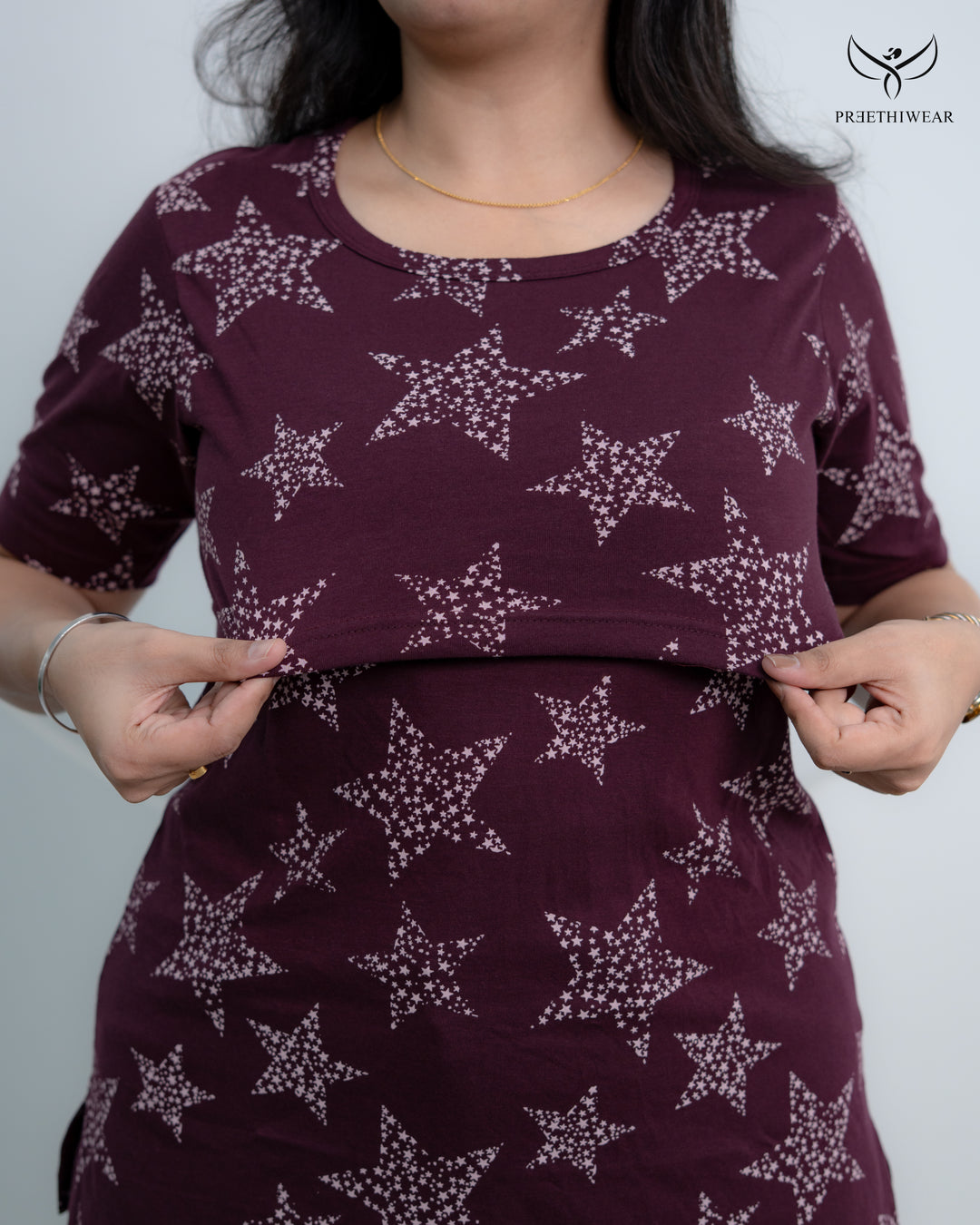 Malini1  SoftCotton Feeding T-shirt