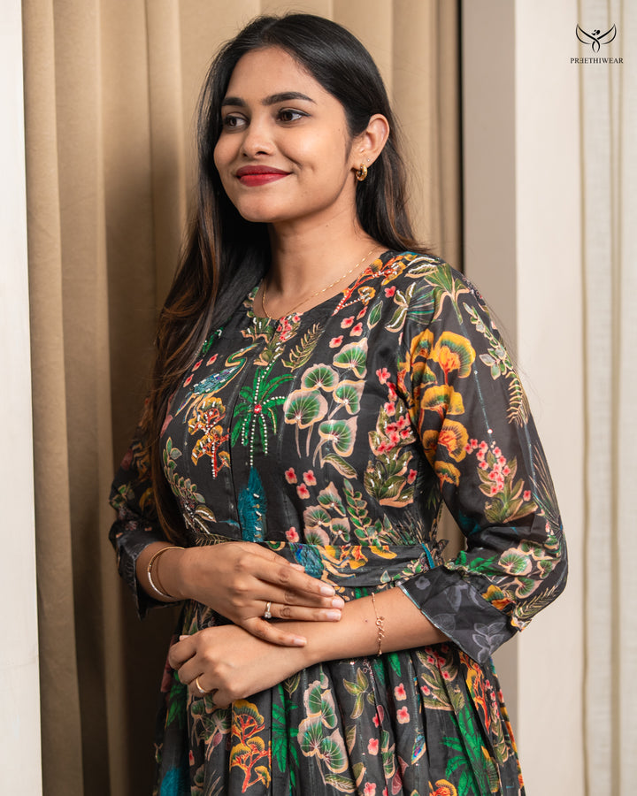 Sreema  Maternity Dress with center Zip