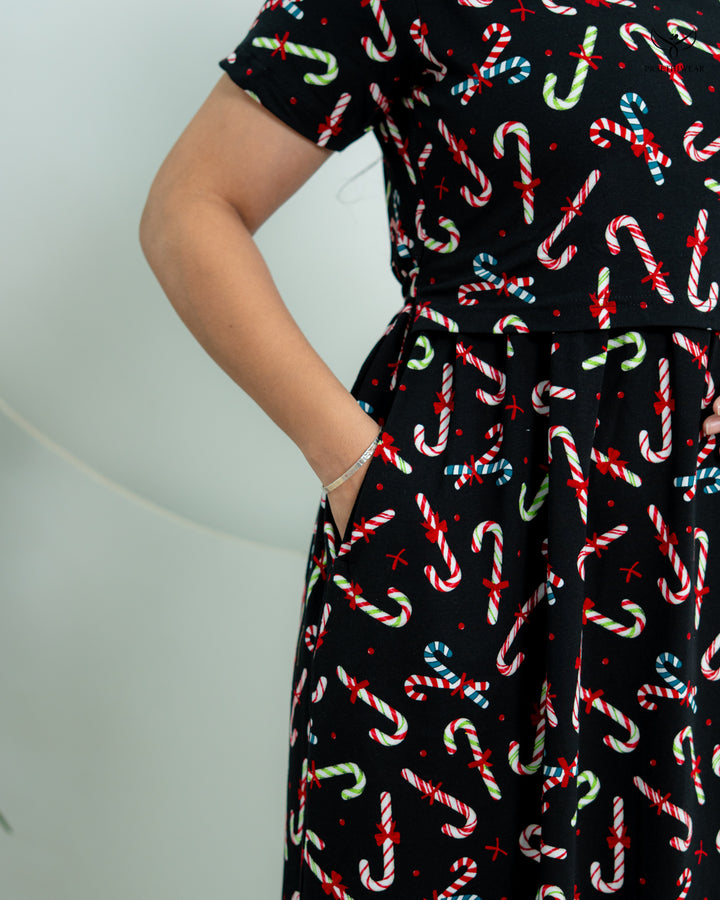 Chandini  SoftCotton Full Length Maternity Loungewear