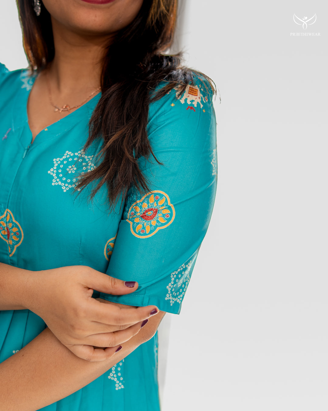 Sejal Maternity Dress with center Zip