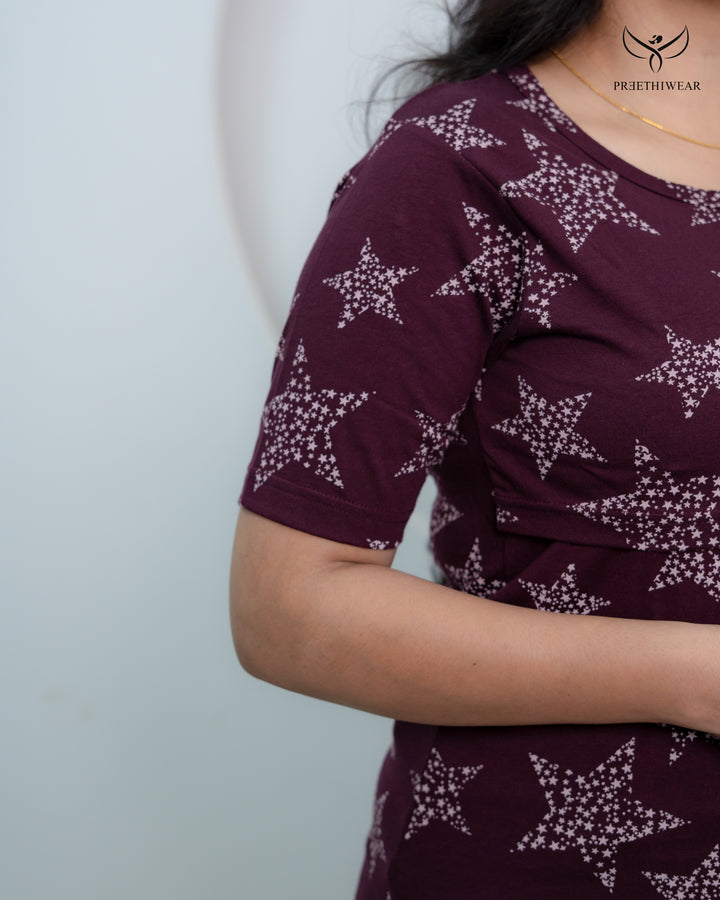 Malini1  SoftCotton Feeding T-shirt