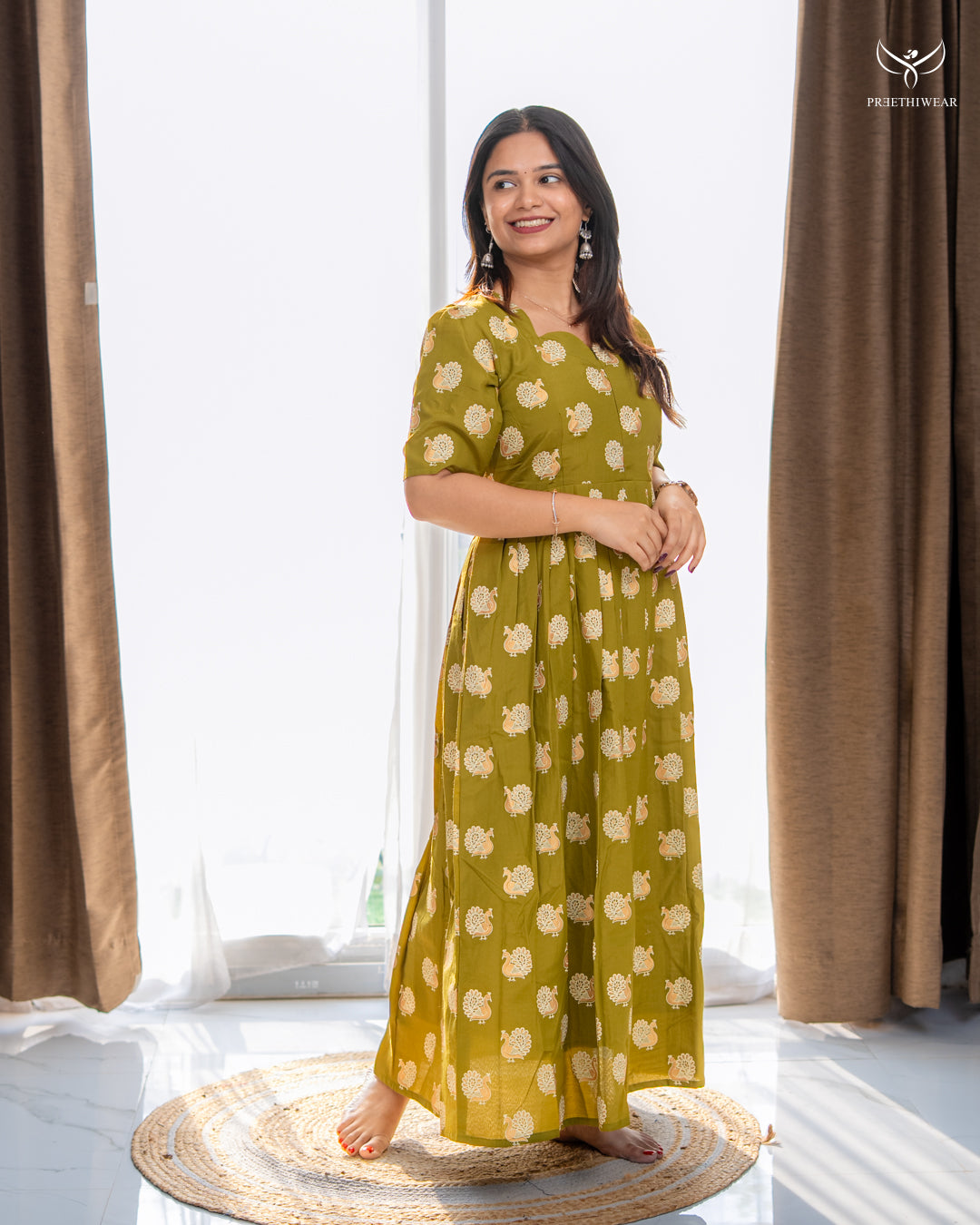 Anaya Maternity Dress with center Zip