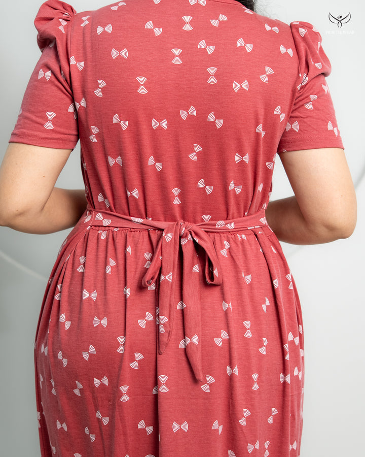 Bharathi7  SoftCotton Full Length Maternity Loungewear