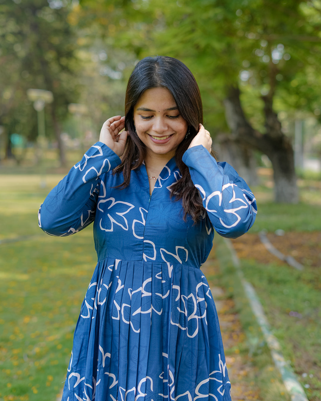Subhi  Maternity Dress with center Zip