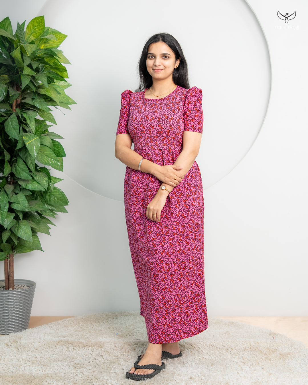 Deepa4  SoftCotton Full Length Maternity Loungewear