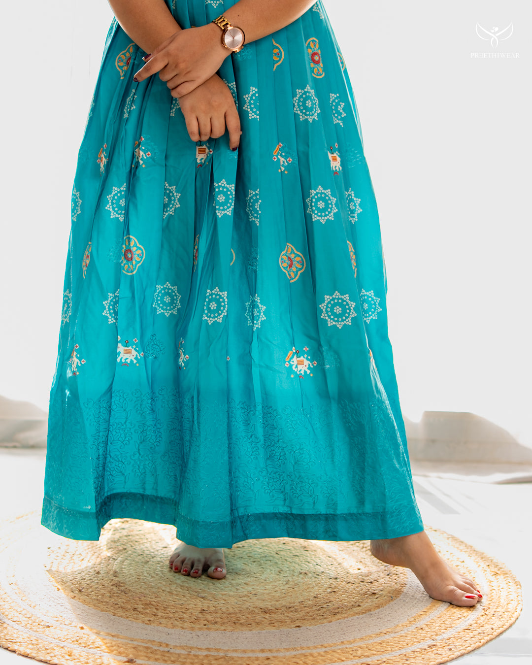 Sejal Maternity Dress with center Zip