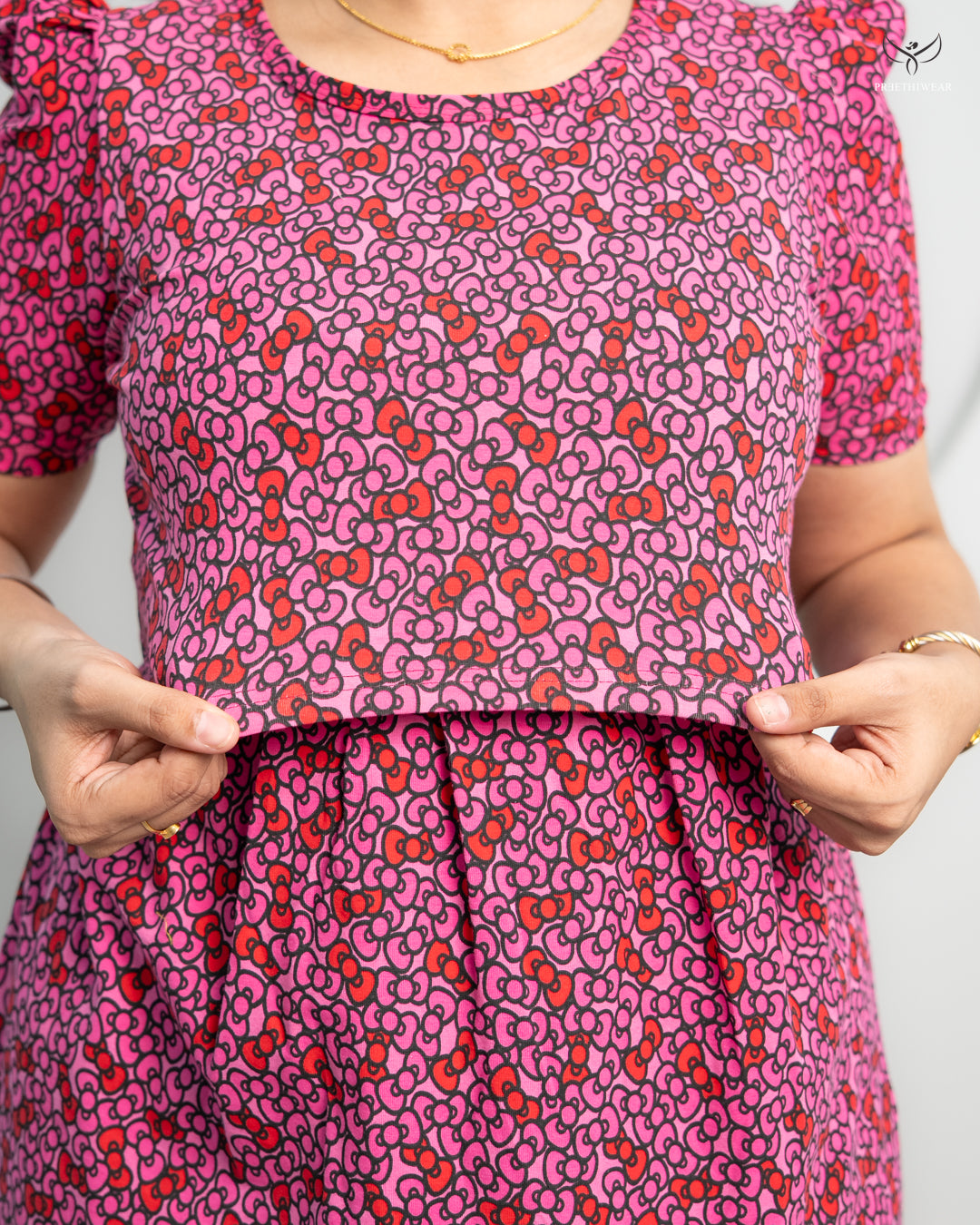 Deepa4  SoftCotton Full Length Maternity Loungewear