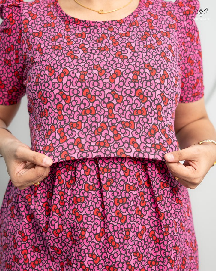 Deepa4  SoftCotton Full Length Maternity Loungewear