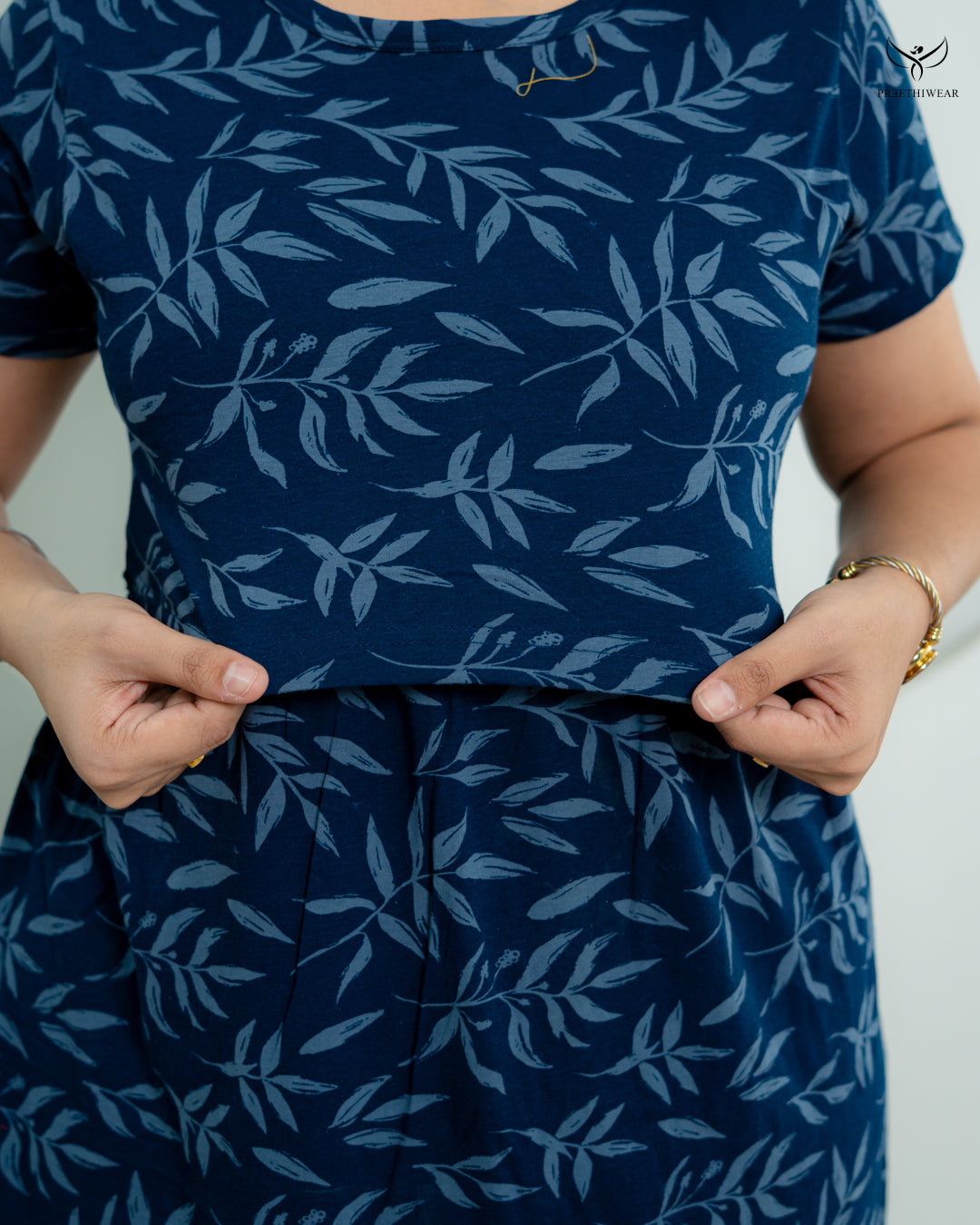 Iswarya Soft Cotton Full Length Maternity Loungewear