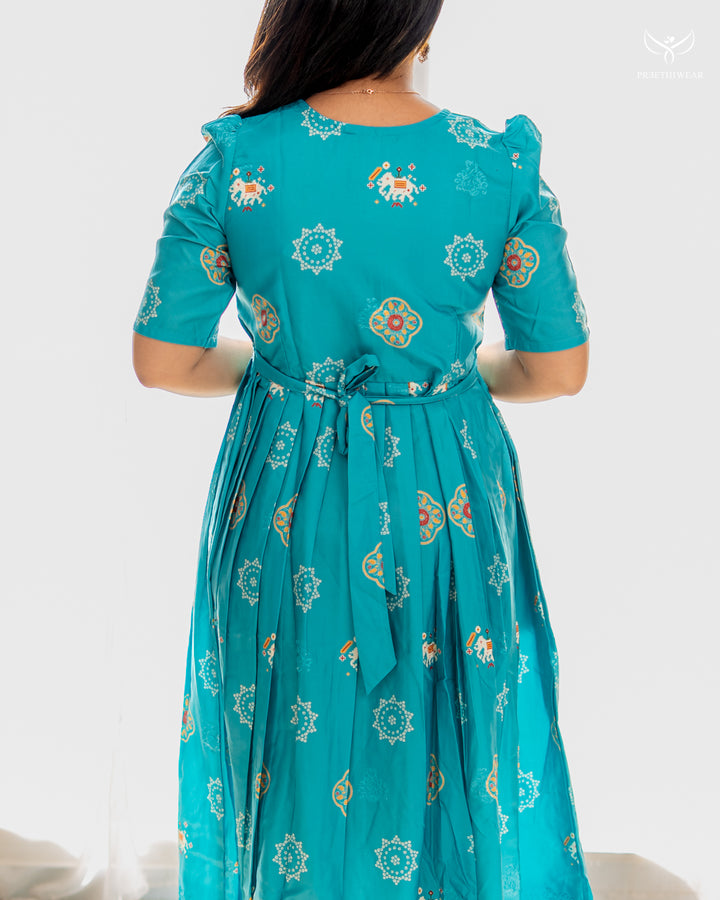 Sejal Maternity Dress with center Zip