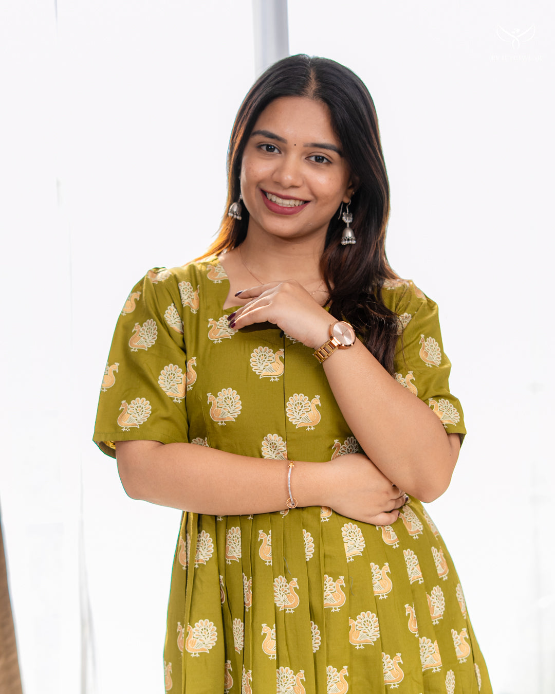 Anaya Maternity Dress with center Zip