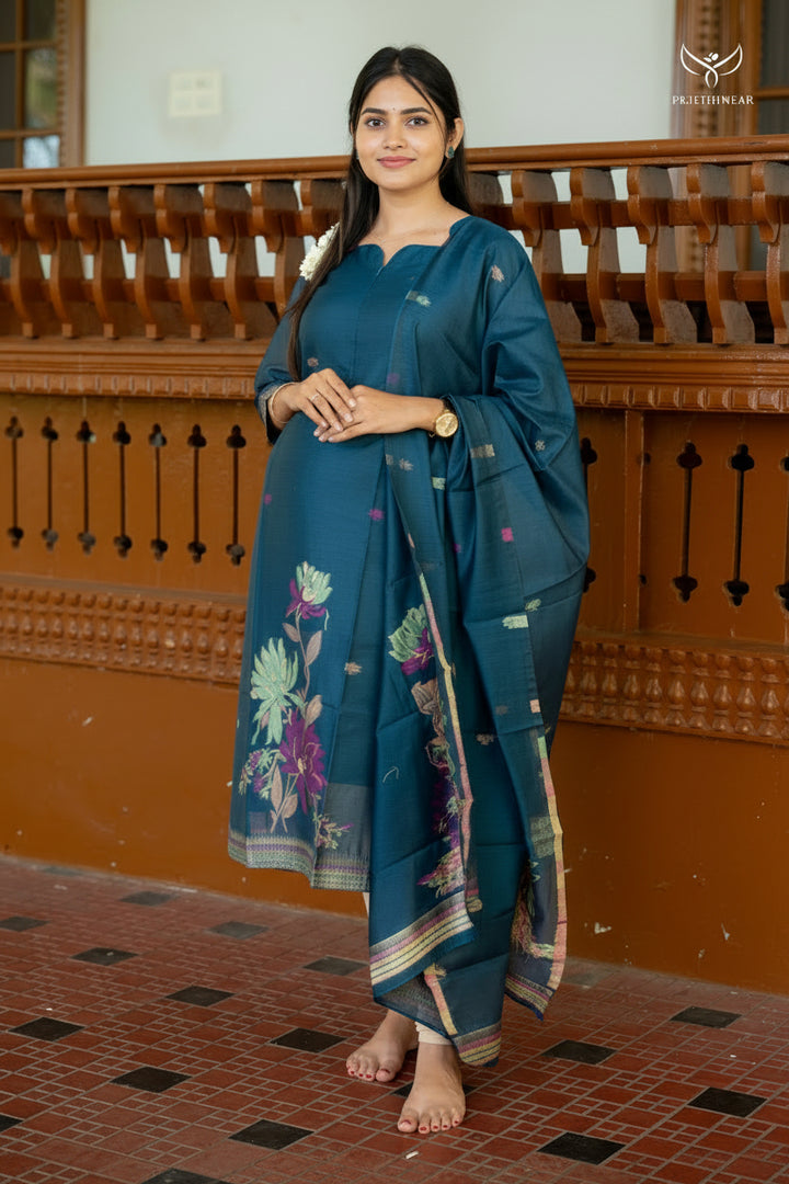 Chandana Maternity Dress with center Zip