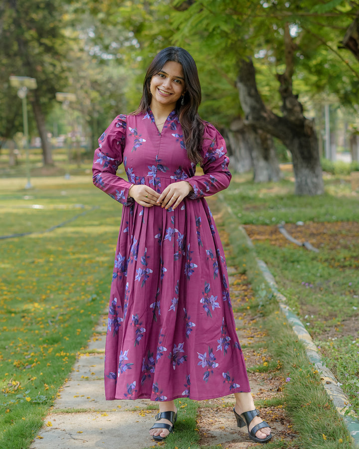 Jevino Maternity Dress with center Zip
