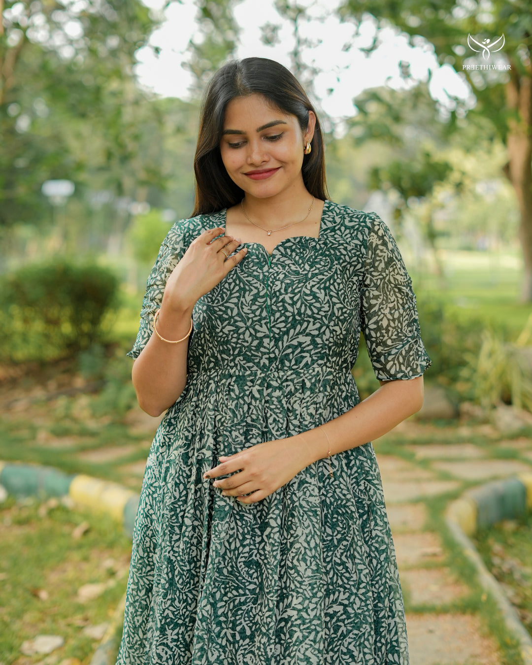Nivega Maternity Dress with center Zip