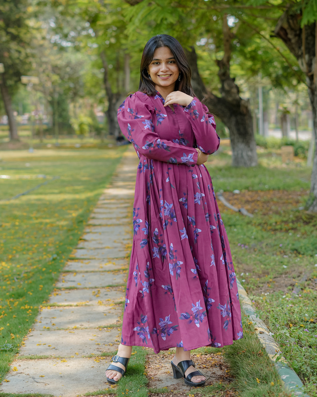 Jevino Maternity Dress with center Zip