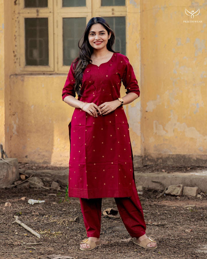 Noor Maternity Dress with center Zip