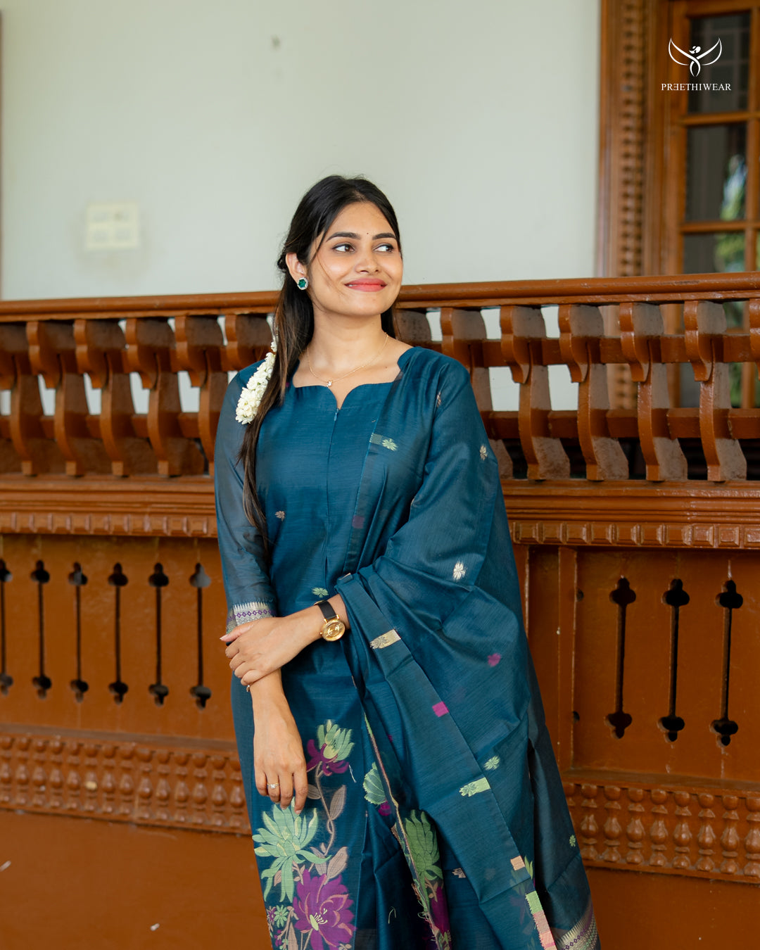 Chandana Maternity Dress with center Zip