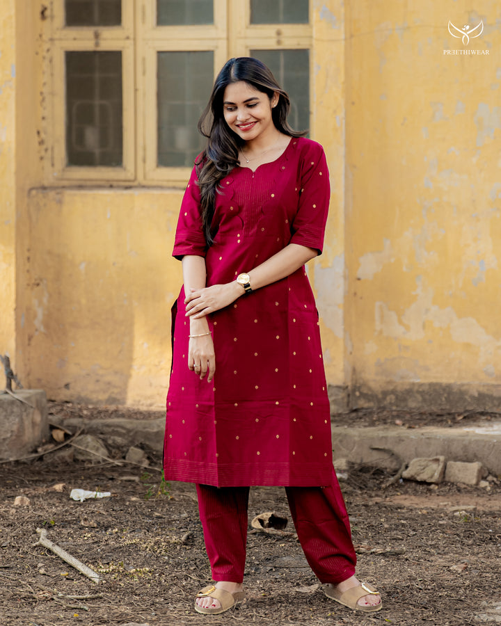 Noor Maternity Dress with center Zip
