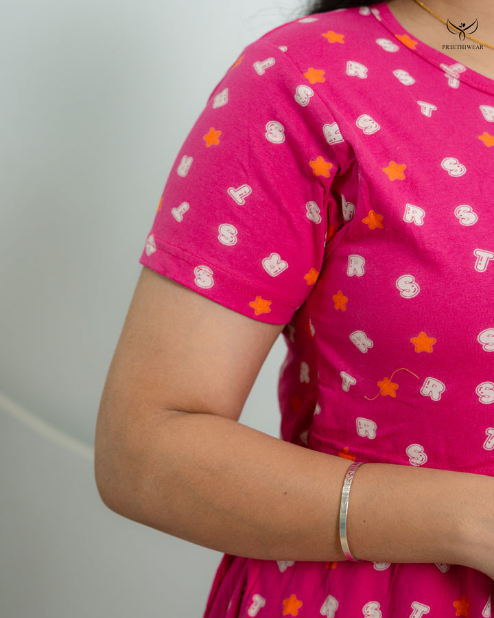 Ridita1  SoftCotton Full Length Maternity Loungewear